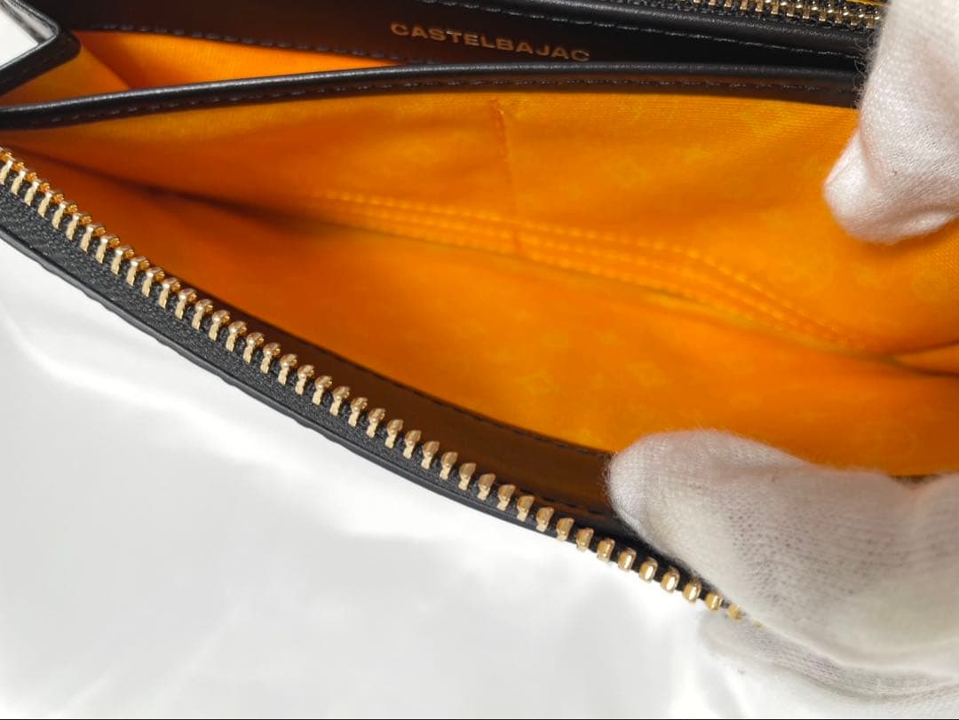 未使用に近い CASTELBAJAC カステルバジャック 長財布 ラウンドジップ