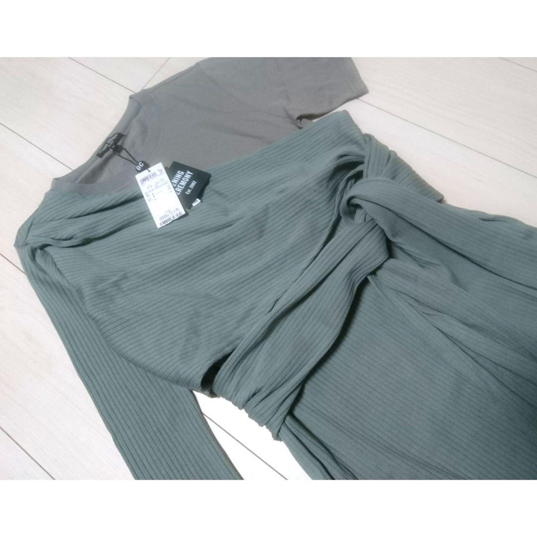 opening ceremony アシンメトリー カットソー トップス ニット 【限定