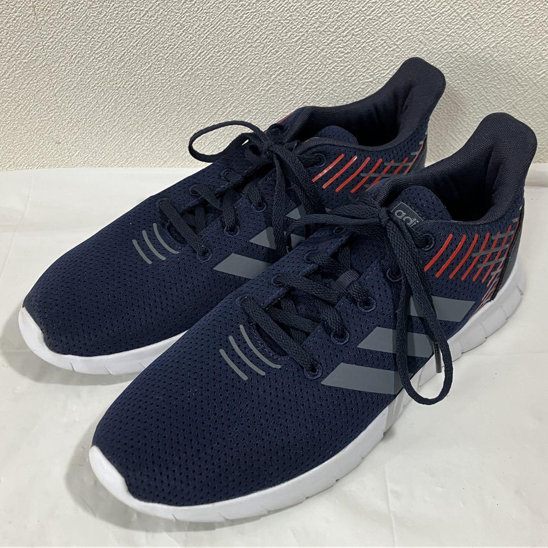 贈り物 adidas ネイビー/レッド スニーカー - メルカリ シューズ