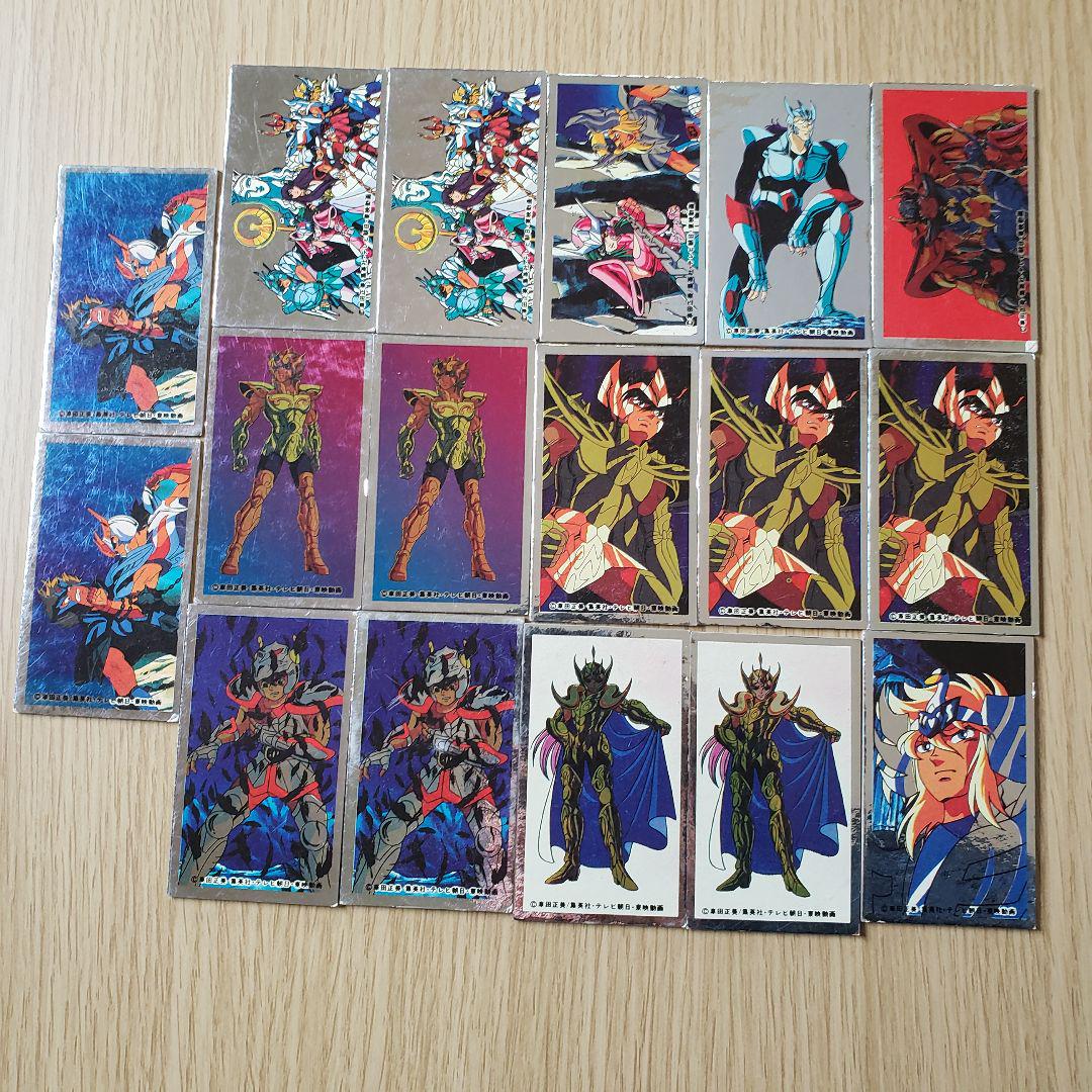[昭和レトロ]聖闘士星矢　角めんこ　まとめ売り65枚 昭和レトロ]聖闘士星矢 角めんこ まとめ売り65枚