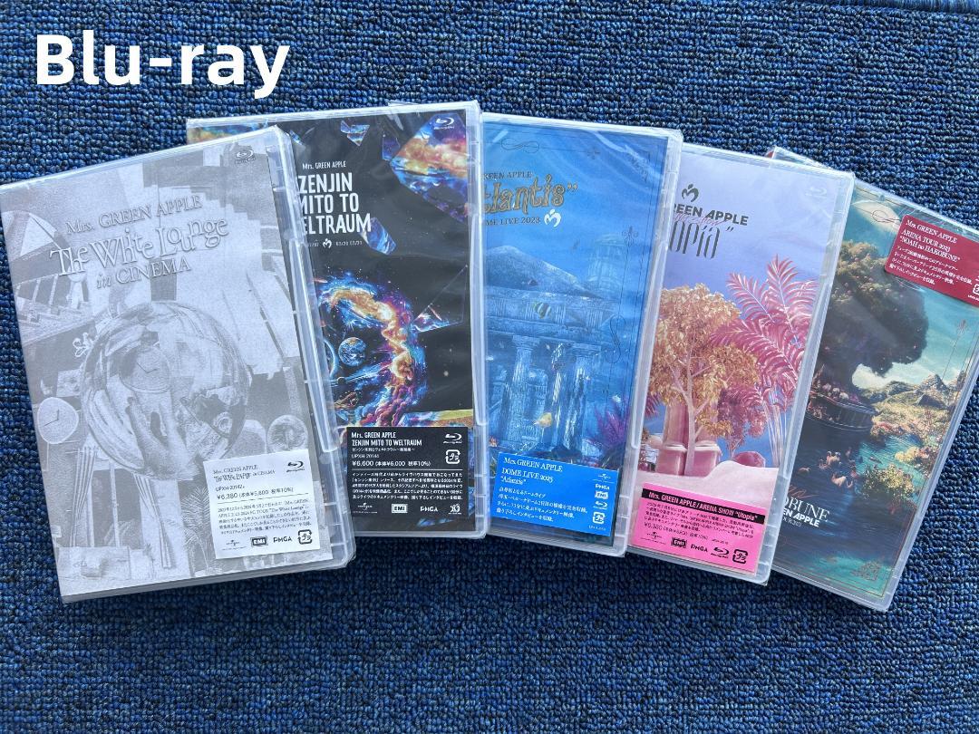 Mrs GREEN APPLE Blu-Ray~ノアの方舟|ゼンジン~5品*9j