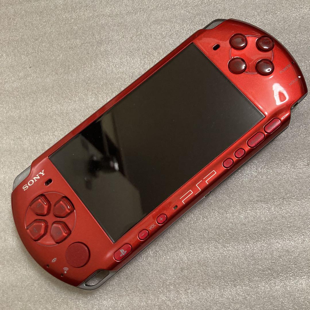 PSP3000 レッド プレイステーションポータブル