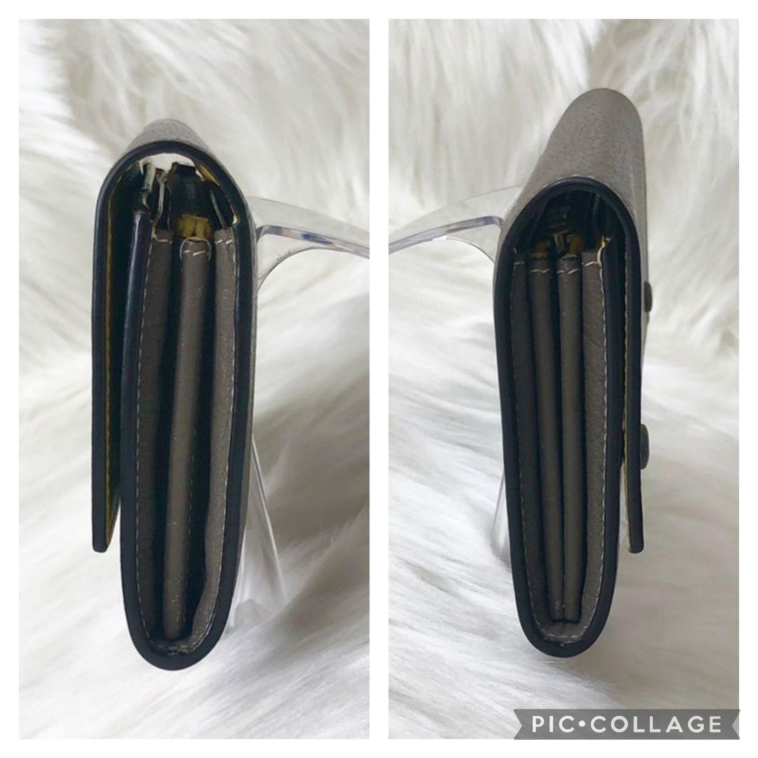 【美品】CELINE セリーヌ 長財布 ラージ フラップ ウォレット