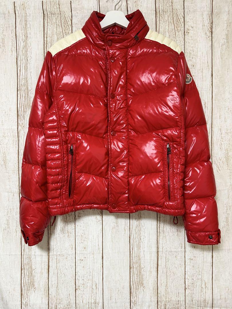 美品 MONCLER ダウンジャケット AUSTIN レッド サイズ2