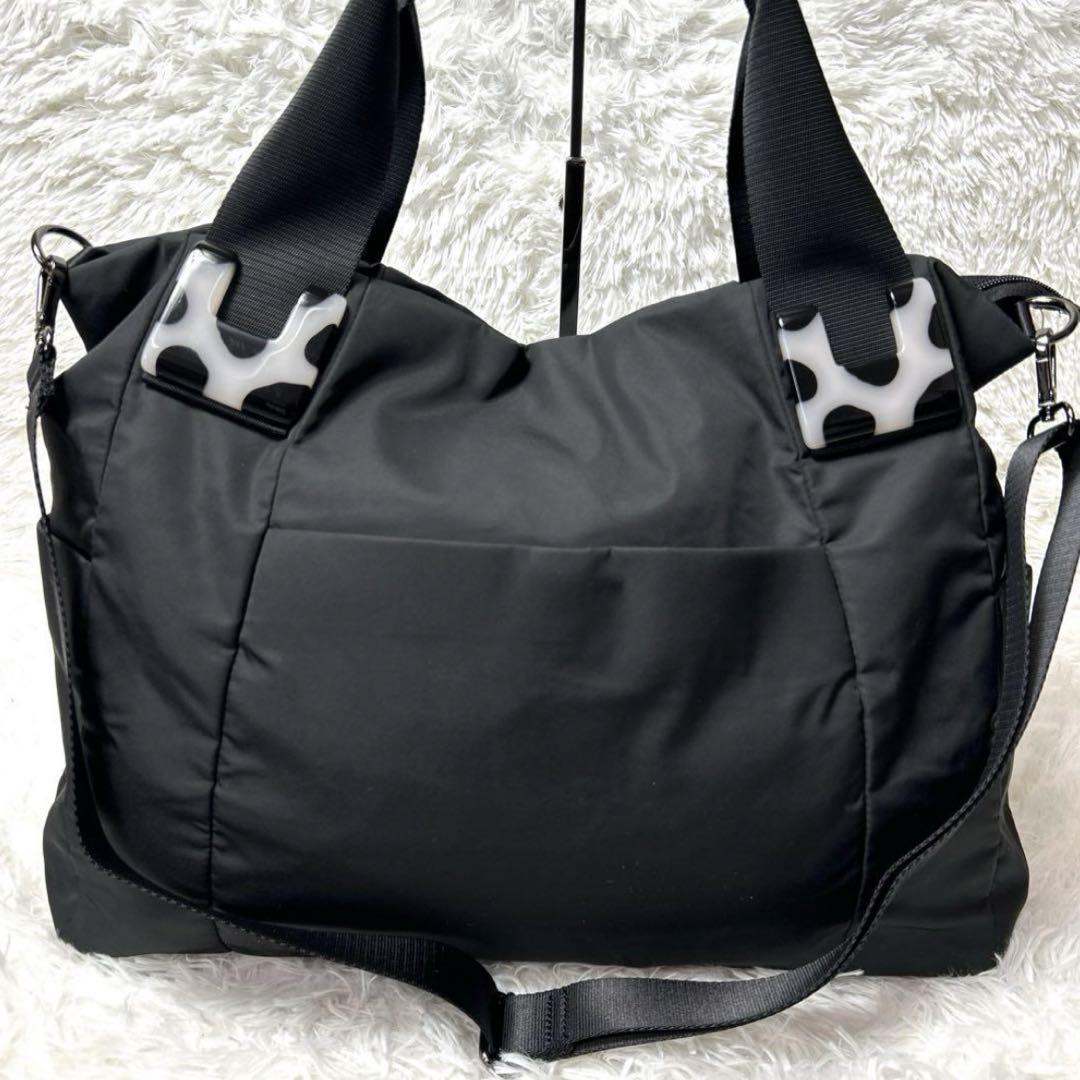 エミリ様専用 ear papillonner ダルメシアン 2way トート 黒