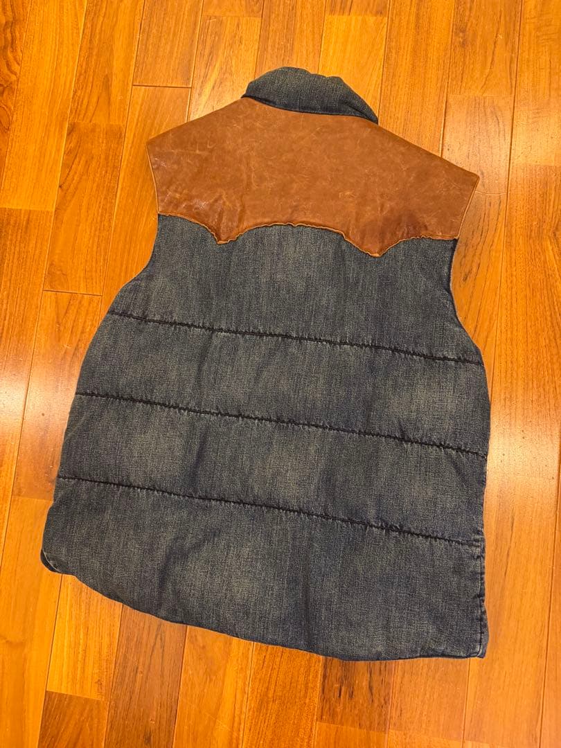 Polo ベスト デニム/ブラウン Polo ベスト デニム/ブラウン