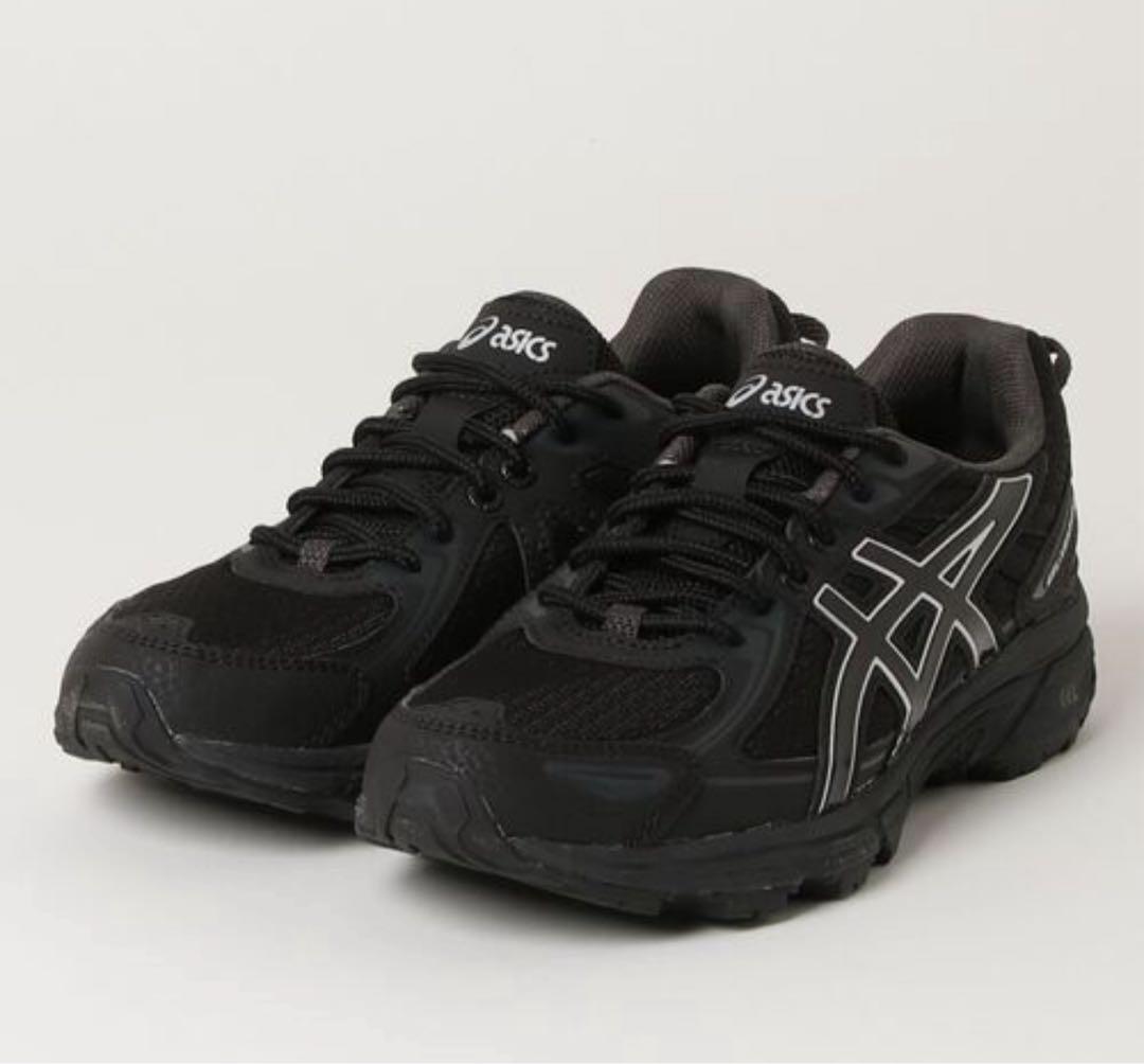 ASICS GEL-VENTURE 6 ブラックスニーカー　24cm