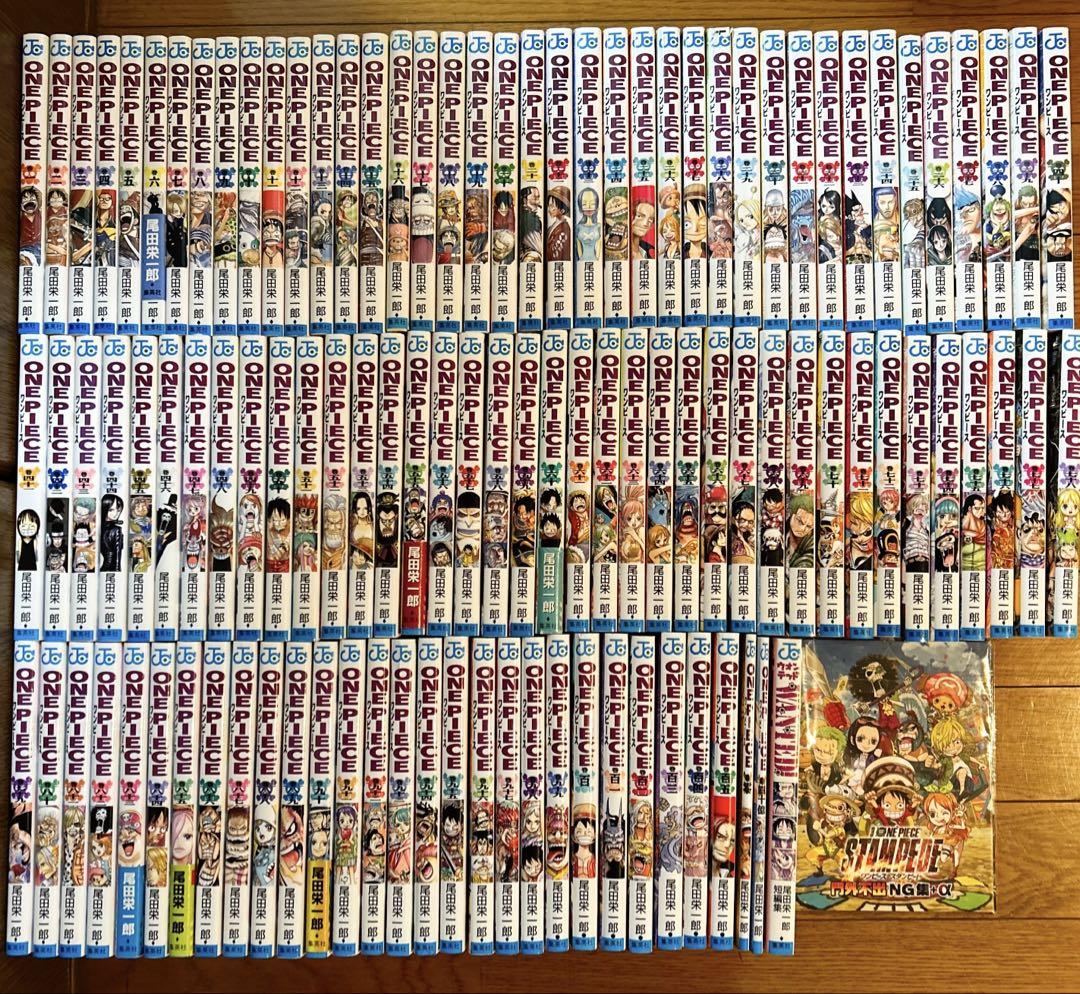 ワンピース ONE PIECE 1巻〜105巻セット+関連本4冊 - メルカリ