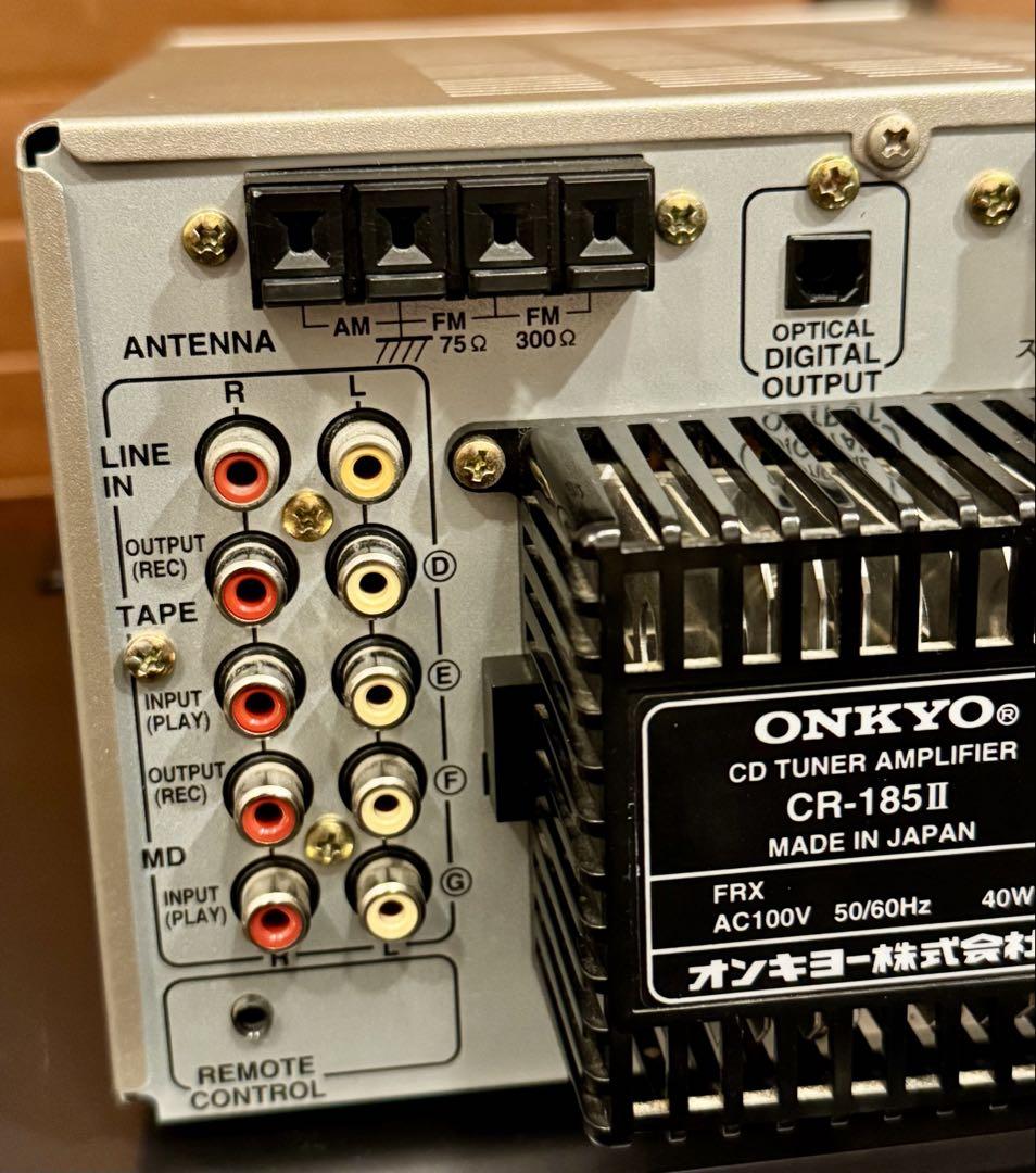 格安美品！整備済動作品！名機オンキョーONKYO CR-185II 送料