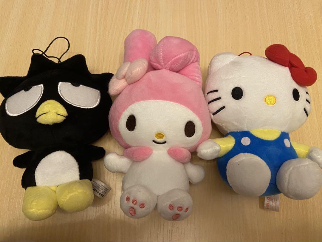 キティ マイメロ ばつ丸 ラメ ぬいぐるみ 3個セット レア 新着ゲーム・おもちゃ・グッズ - キティ マイメロ ばつ丸 ラメ