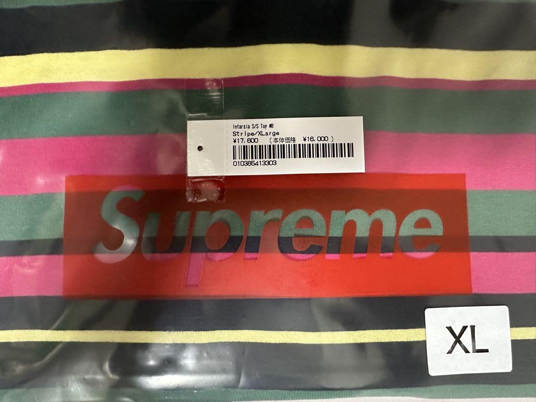Supreme Intarsia S/S Top マルチカラー　XL