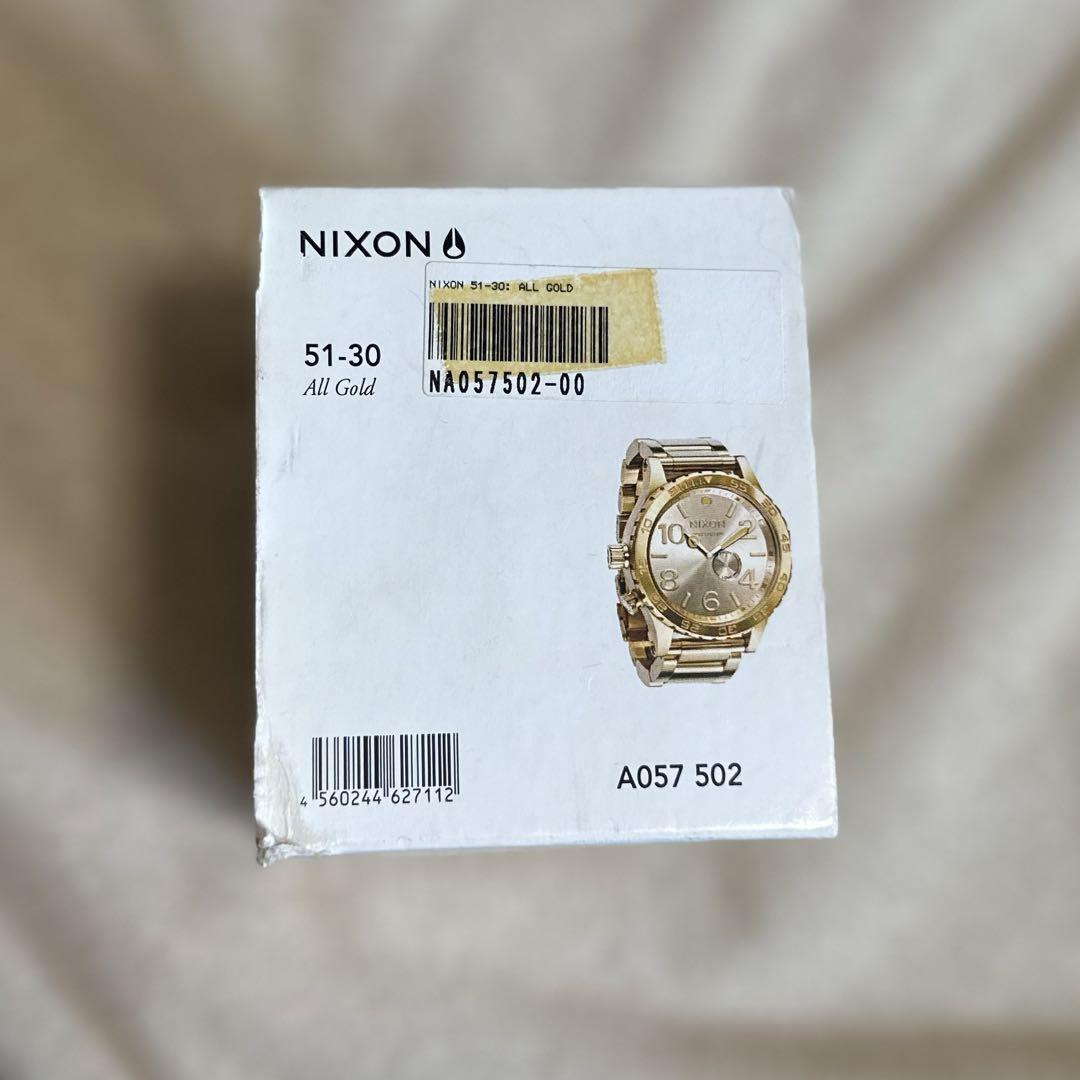 NIXON 51-30 腕時計 ゴールド