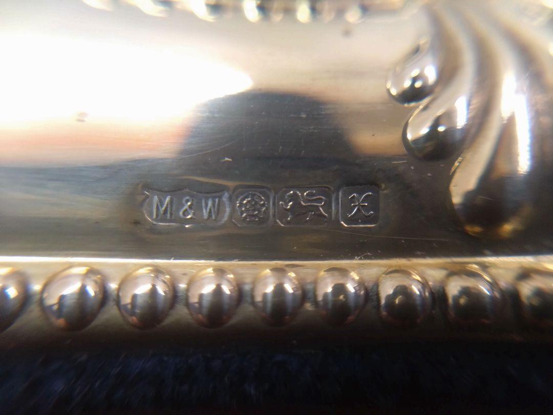 【未使用】イギリス王室御用達　MAPPIN & WEBB 銀製フォトフレーム