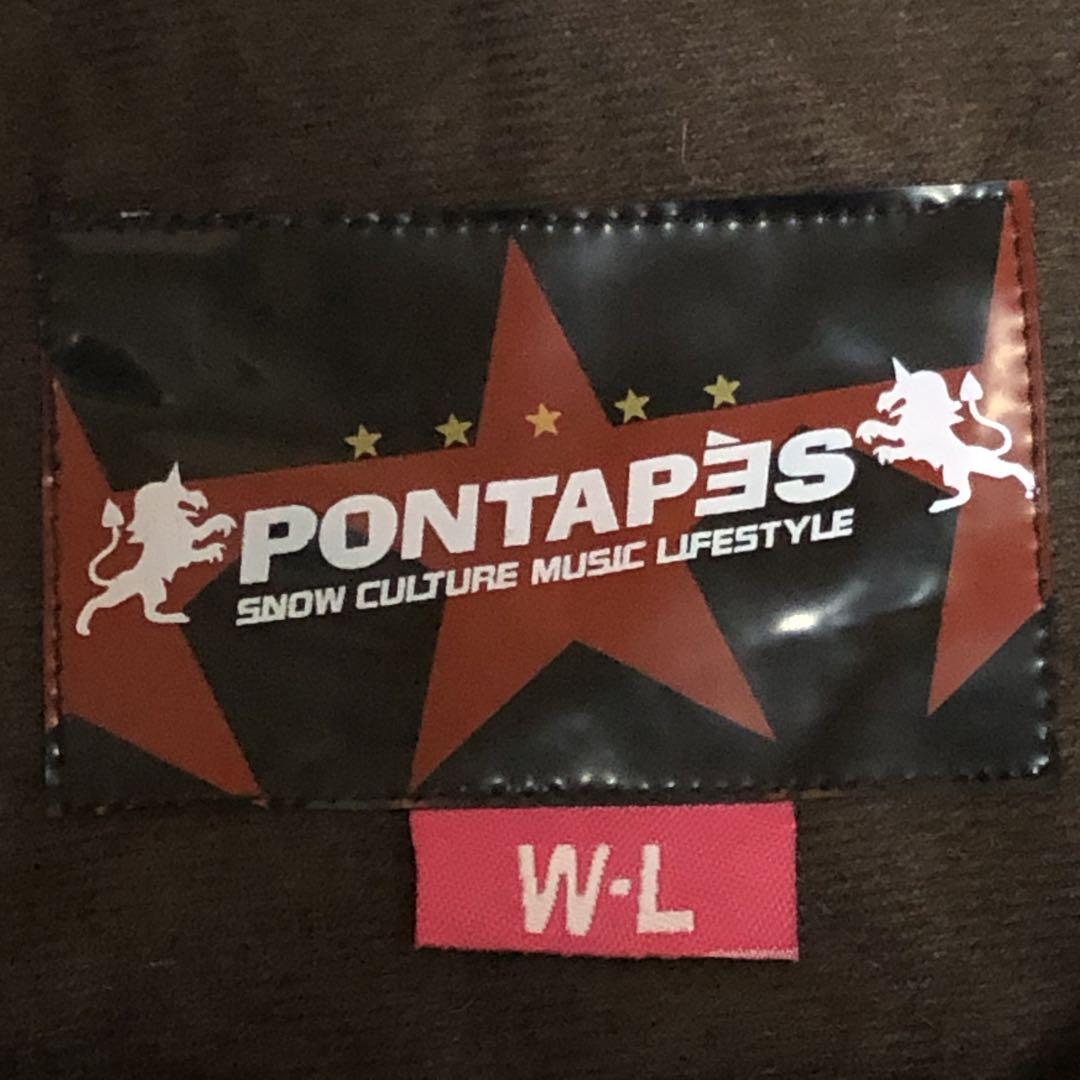 【美品】PONTAPES ポンタペス スノーウェア レディース 上下セット