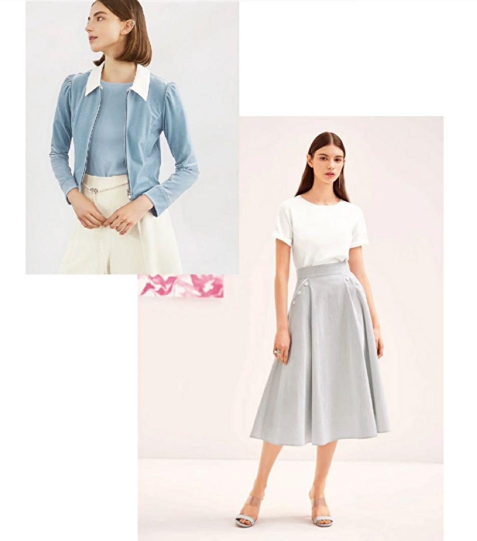 6.5万✨未使用 フォクシー ニットトップ ロゴプレート23年 シエル 38 6.5万✨未使用 フォクシー ニットトップ ロゴプレート23年