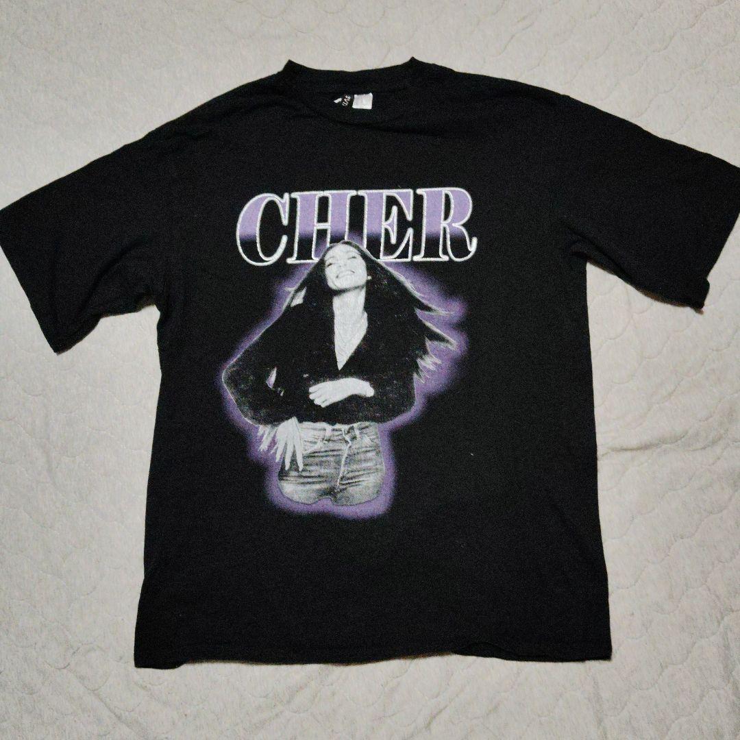 CHER ビッグフォトプリント ブラック Tシャツ サイズXS - メルカリ