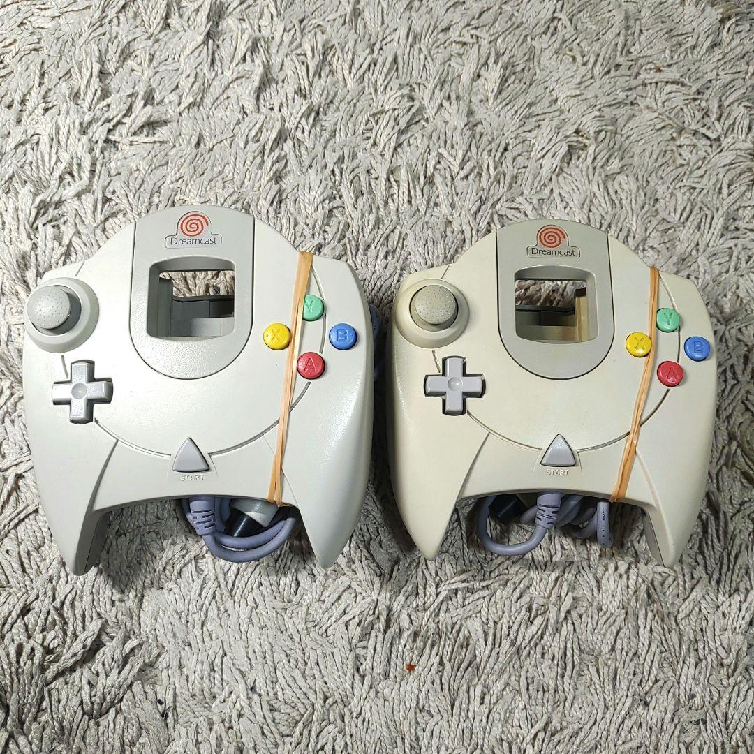 ジャンク品 ドリームキャスト コントローラー2つ ジャンク品 ドリームキャスト コントローラー2つ
