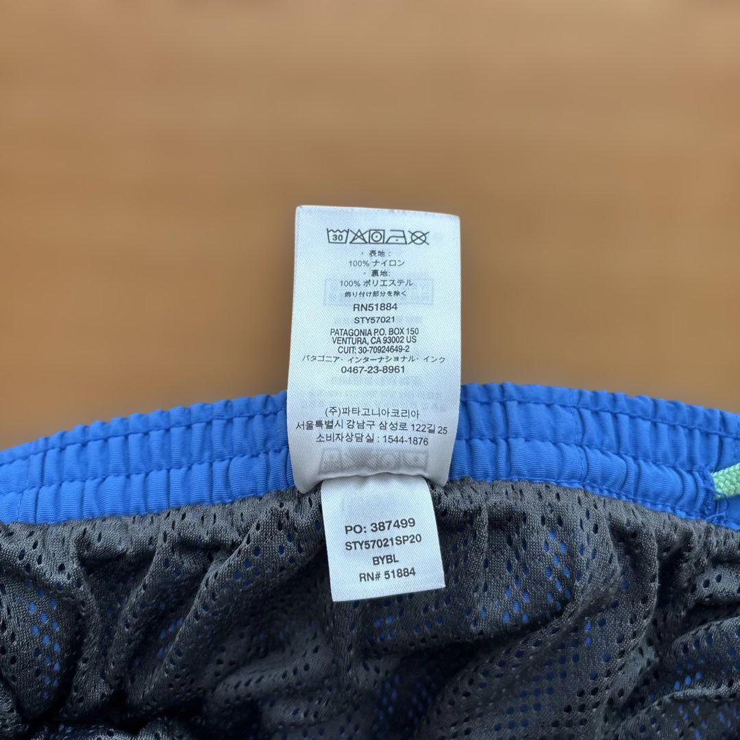 patagonia メンズ・バギーズ・ショーツ5インチ Sサイズ　カラーBYBL