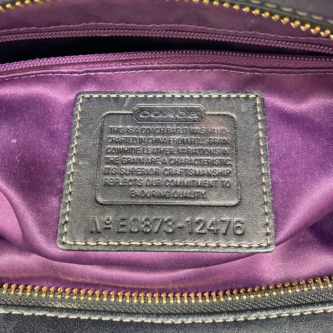 美品 オールドコーチ ハンドバッグ ハンプトンズ オールレザー 金具 ブラック 美品 オールドコーチ ハンドバッグ ハンプトンズ オールレザー 金具 ブラック