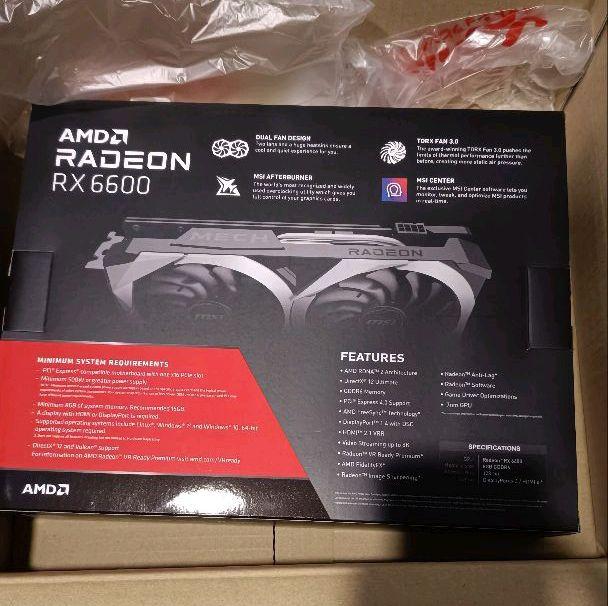 非売品 【未開封新品】MSI 8G 2X MECH 6600 RX Radeon - PCパーツ 【2022A/W新作★送料無料】 【新品未開封】MSI AMD 8G 2X MECH 6600 RX Radeon PCパーツ