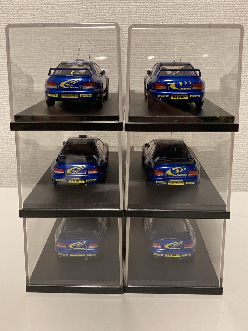 1/43 廃盤hpiRacing スバル インプレッサ ミニカー 6台セット