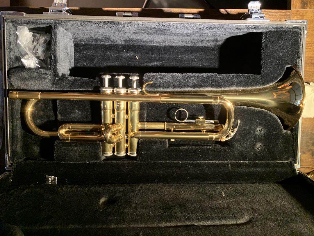 美品 ヤマハ トランペットYTR1335 ゴールド YAMAHA - メルカリ