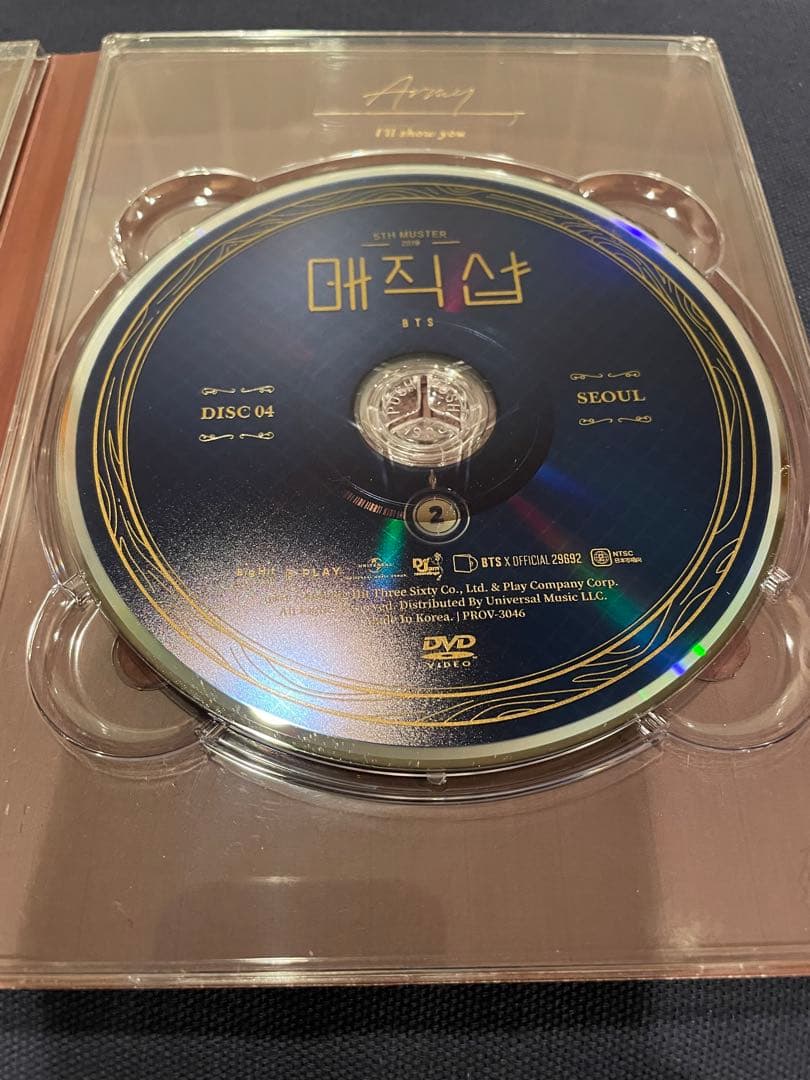 BTS MAGIC SHOP 2019 プサン ソウル DVD4枚組 BTS MAGIC SHOP 2019 プサン ソウル DVD4枚組