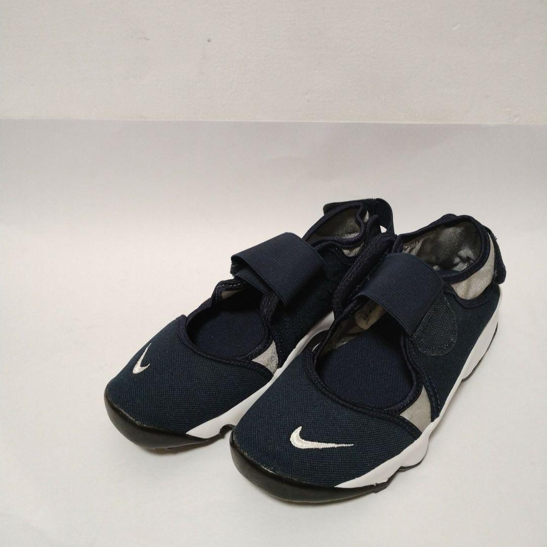 NIKE　ナイキ　エアリフト　マジックテープ　22cm ネイビー　子供　靴