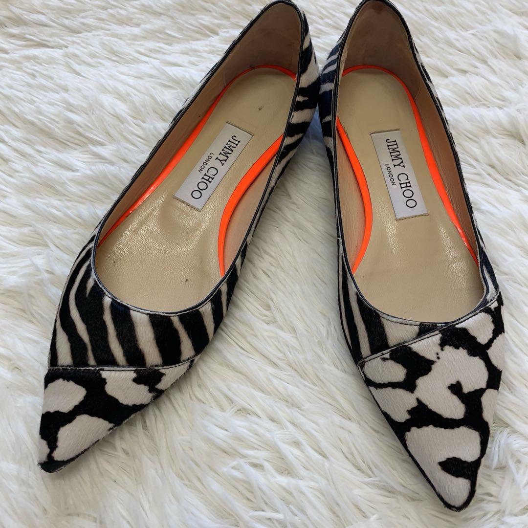 レア⭐︎JIMMY CHOO アニマルプリント ヘアカーフ フラット35 1/2