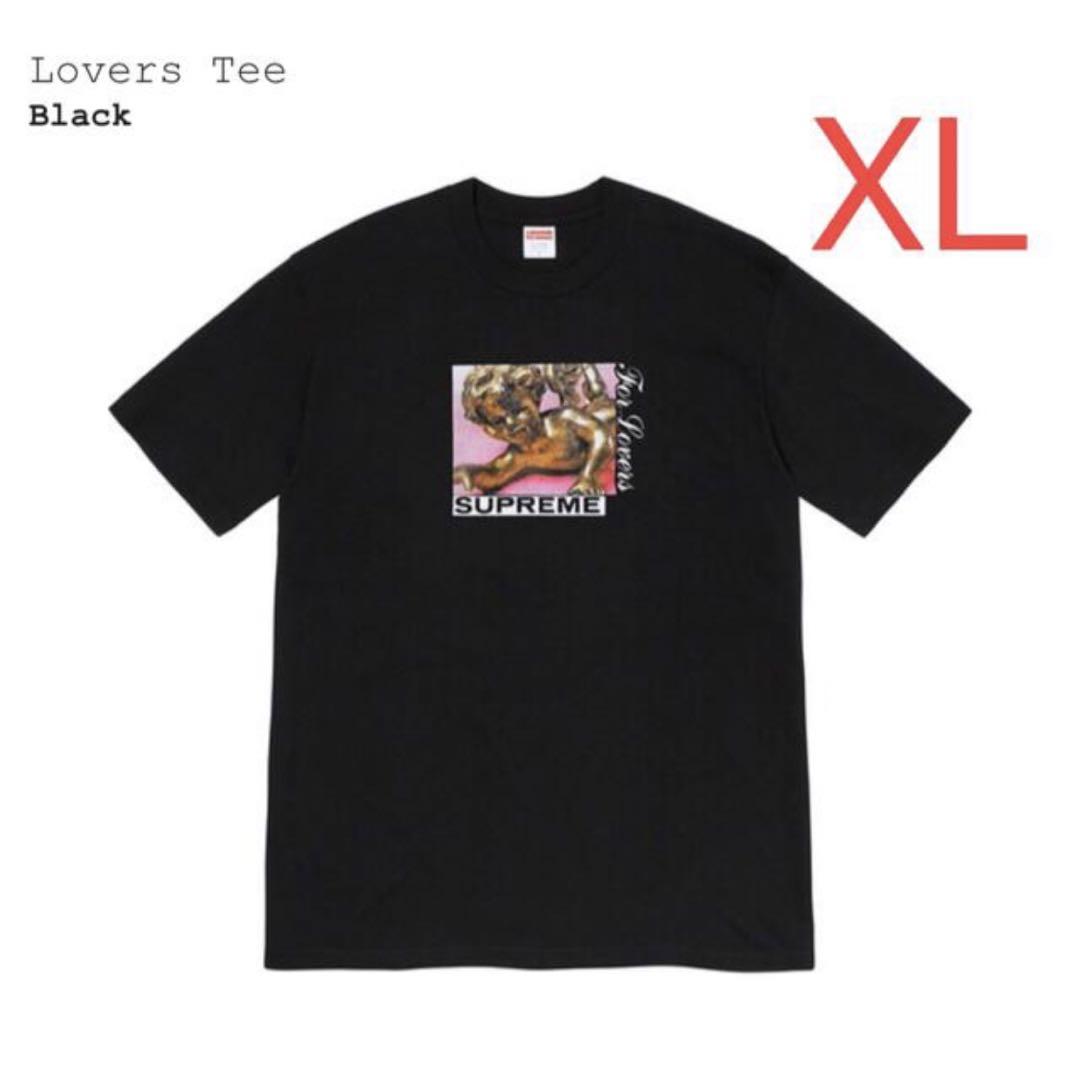 【黒XL】Lovers Tee  SUPREME