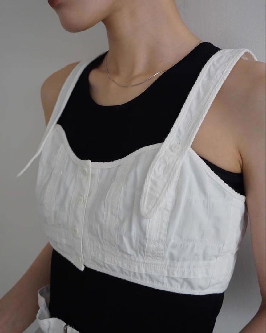todayful Plaid Laceup Bustier