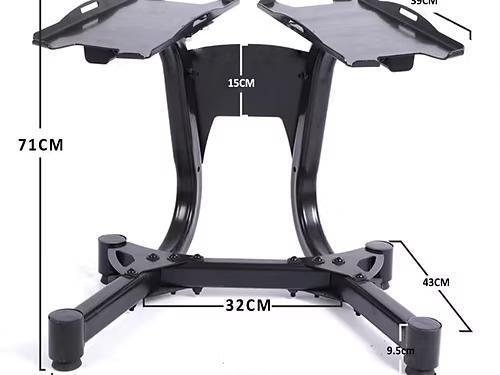 Y&Y 可変式 ダンベル 32kg アジャスタブルダンベル①（セット購入用）