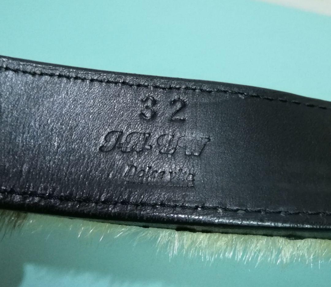 美品☆DOLCE VITA ドルチェヴィータ レザーベルト ハラコ 32 メンズ