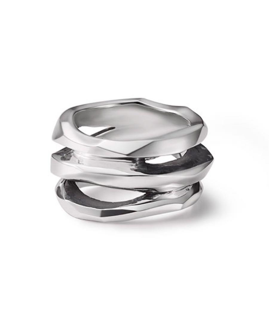 京都限定 美品 ガルニ KL Crockery Ring シルバー925 21号