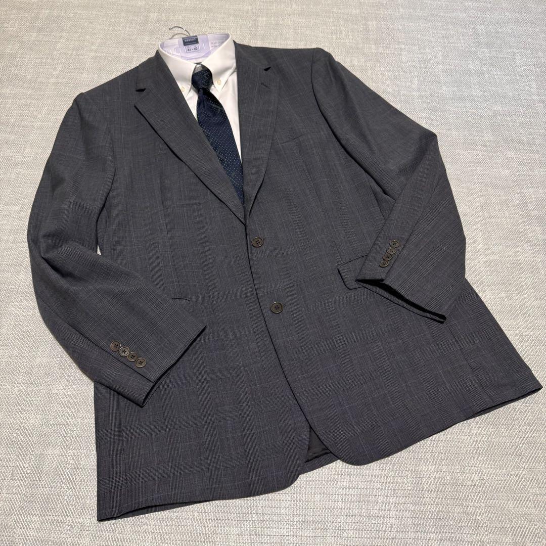 【美品】BROOCKS BROTHERS スーツ セットアップ チェック グレー