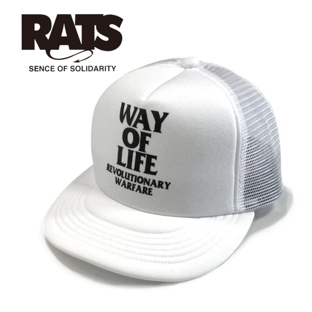 WHITE　RATS　MESH CAP WAY OF LIFE　木村拓哉