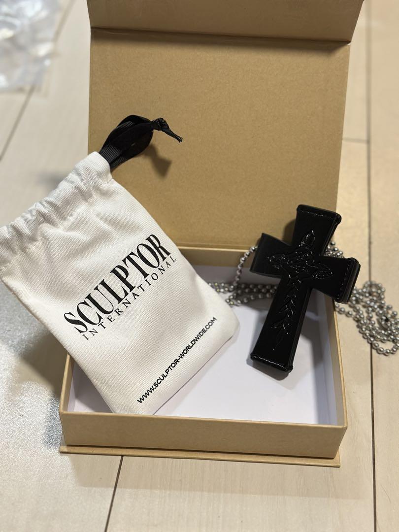 SCULPTOR スカルプター クロスストラップウォレット アイボリー