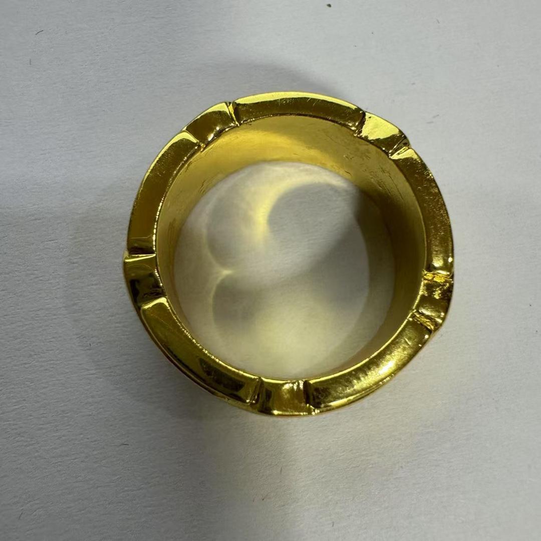 遺品整理 金 K18 0.32ct 刻印 ゴールド ダイヤモンド リング