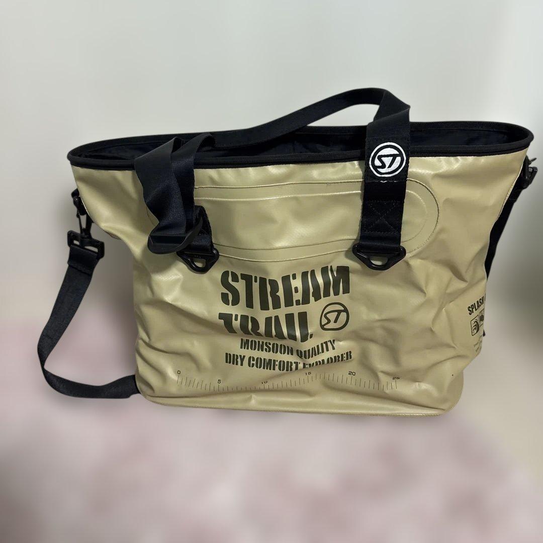 STREAM TRAIL ドライバッグ ベージュ 防水