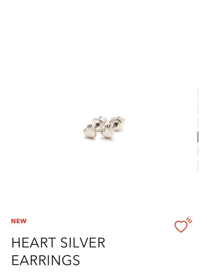 HUMAN MADE “HEART SILVER EARRINGS”