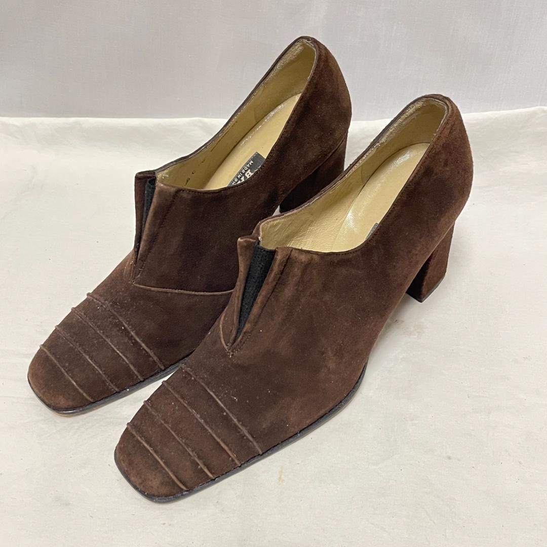BALLY バリー ブーティー ショートブーツ パンプス ブラウン 23cm