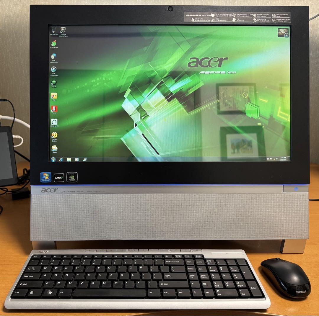 acer windows7 オールインワンパソコン　Z3101-U4062