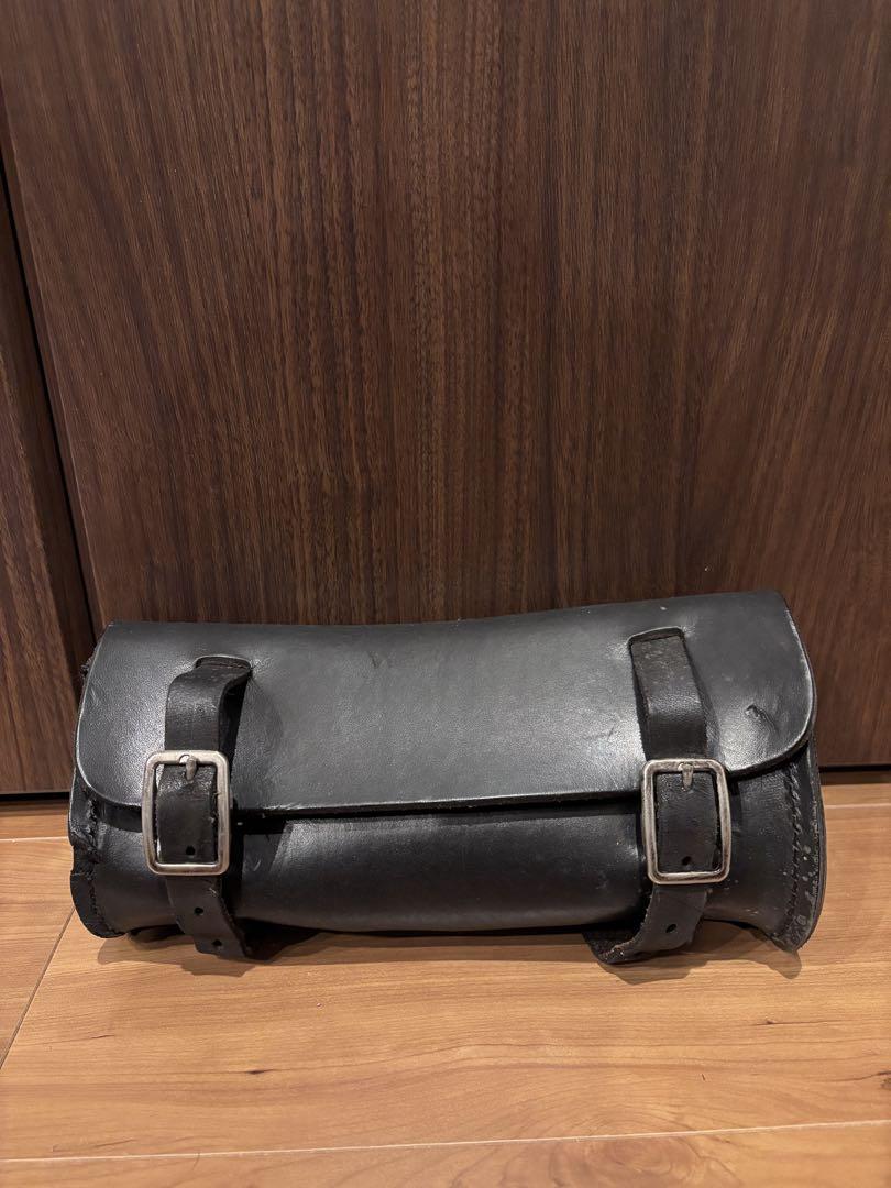 牛革サドルバッグ 黒