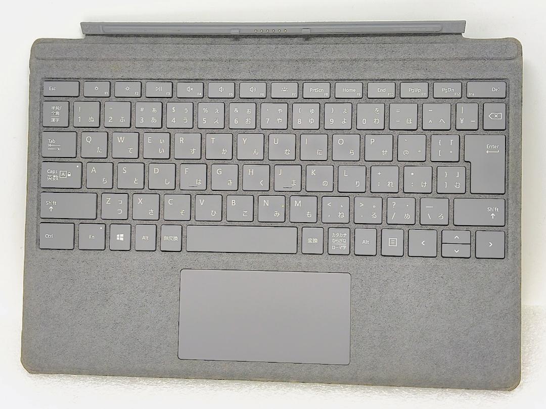 【動作確認済】Surface Pro タイプカバー (Pro3～7用) グレー