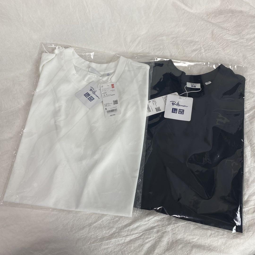 Ron Herman × UNIQLO Tシャツ 黒白セット S Ron Herman × UNIQLO Tシャツ 黒×白 2枚セット S - メルカリ