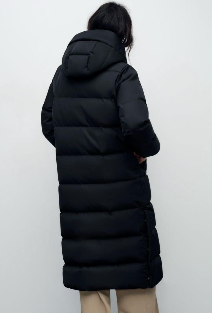 zara 今季完売品　ロングダウンコート
