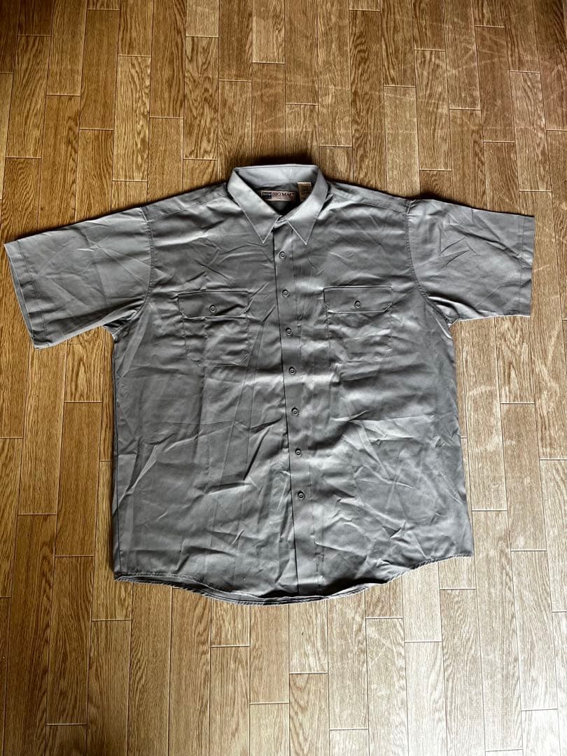 BIG MAC ワークシャツ グレー 2XL2XL(3L)・BIG MAC