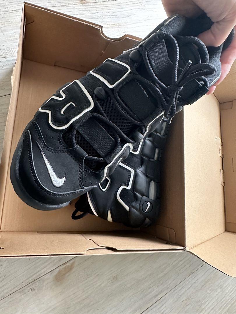 【現品限り一斉値下げ！】 NIKE ナイキ エアモアアップテンポ 26センチ モアテン us8 ブラック シューズ(男性用)