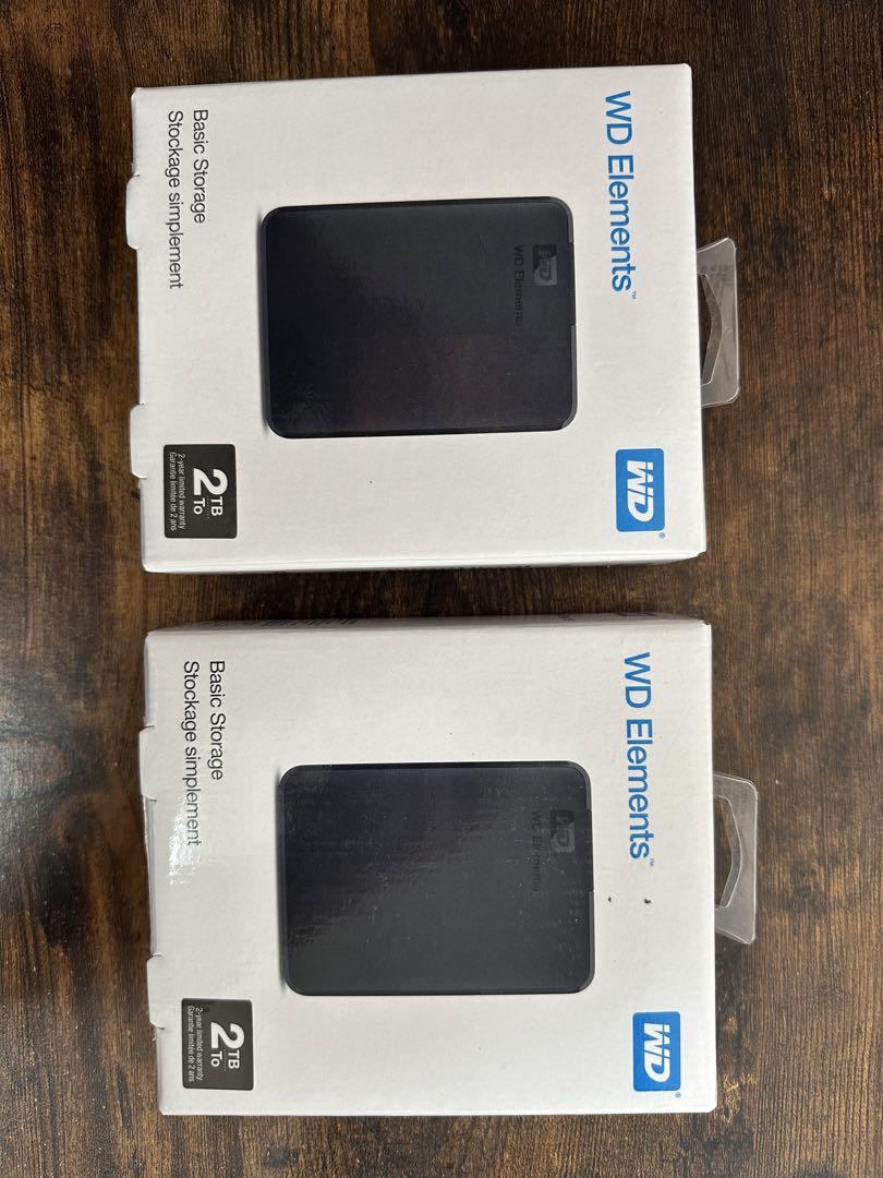 【価格交渉OK】WD HDD ポータブル ハードディスク 2TB