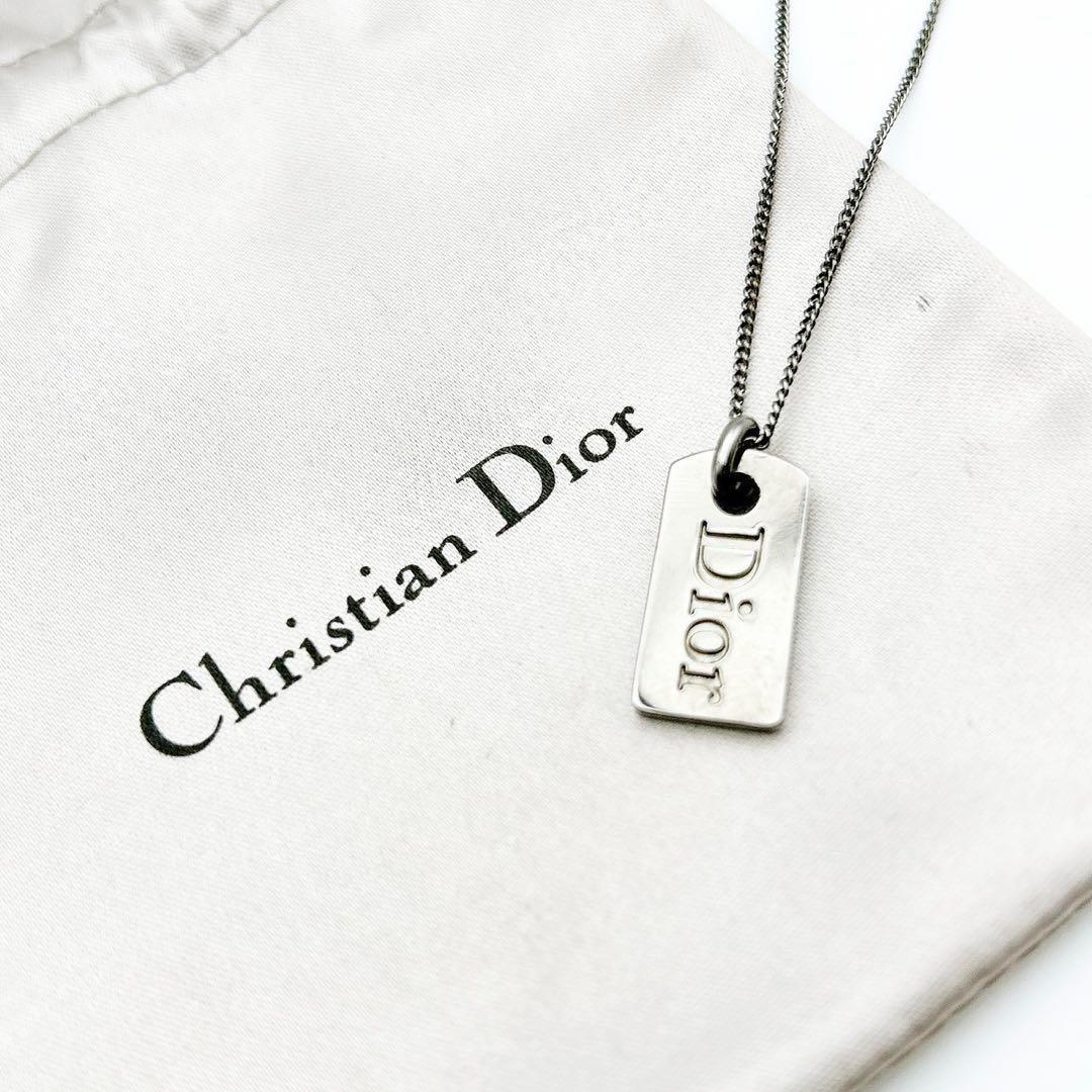 2609-3 人気✨　Dior　ネックレス　CD ロゴ　希少　刻印 2609-3 人気✨ Dior ネックレス CD ロゴ 希少 刻印 - メルカリ